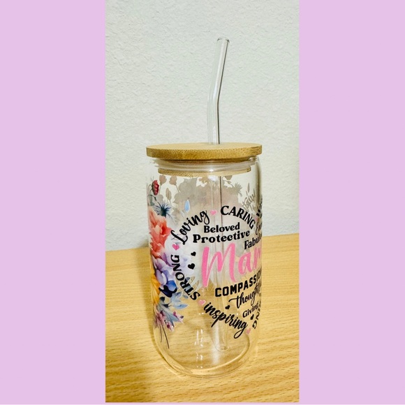 Mama Glass Cup (Mother’s Day Gift) - Picture 3 of 8